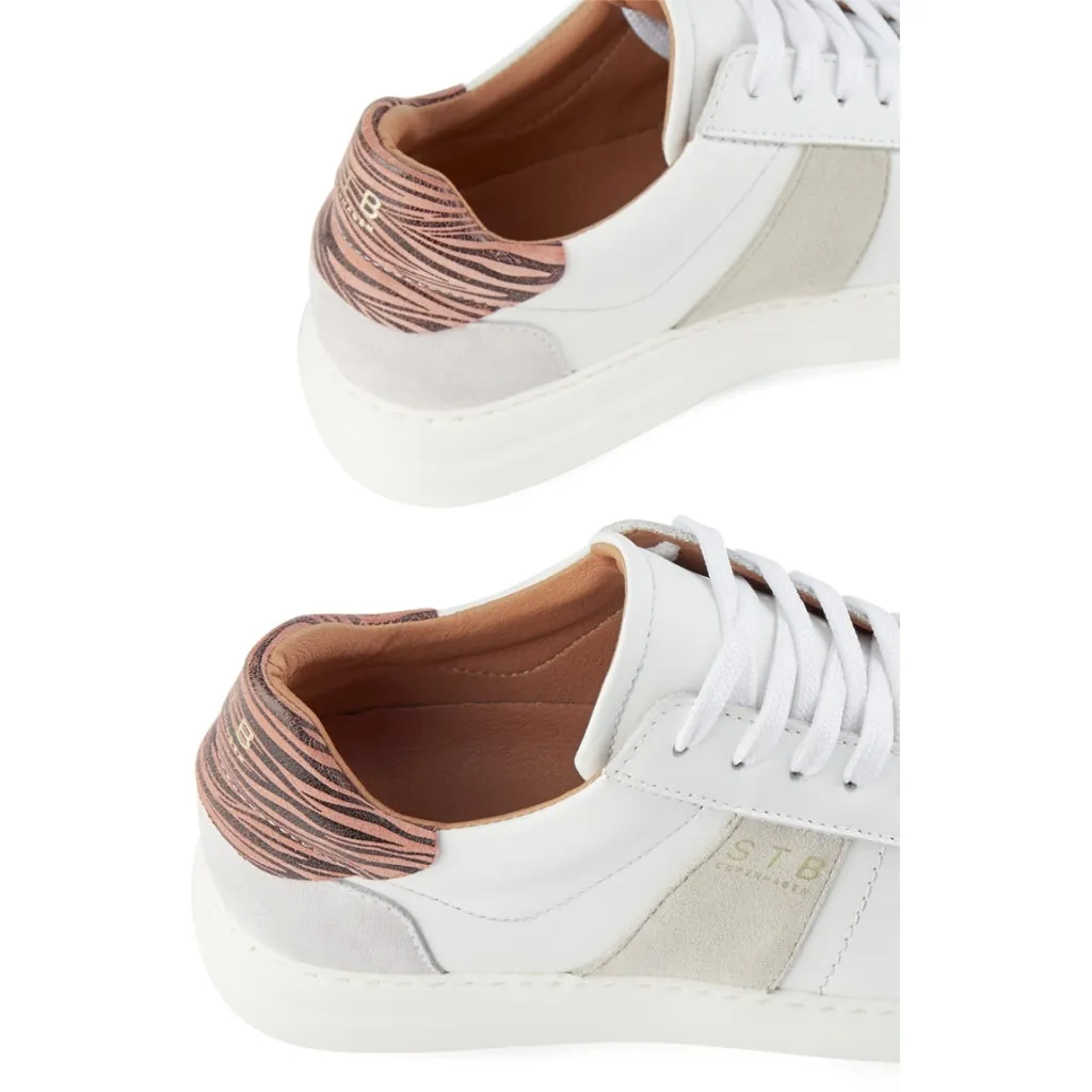 Vinca sneaker leather - ZEBRA