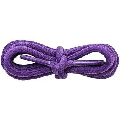 Waxed Cotton Round 3/16" - Purple (12 Pair Pack) Shoelaces