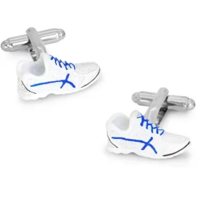 White Trainer Sneakers Cufflinks