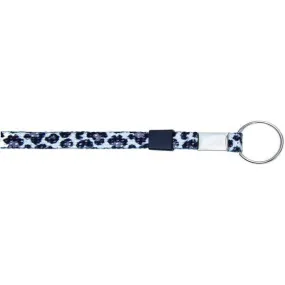 Wholesale Key Ring Glitter 3/8" - Cheetah (12 Pack)