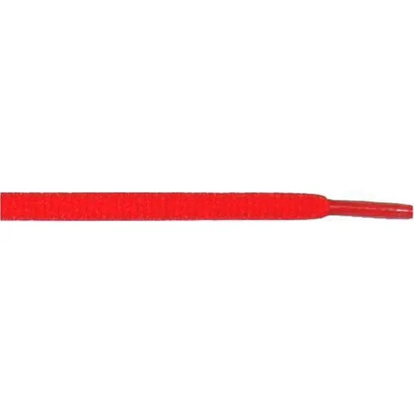 Wholesale Oval 1/4" - Red (12 Pair Pack) Shoelaces