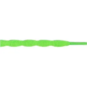 Wholesale Squiggle 5/16" - Neon Green (12 Pair Pack) Shoelaces