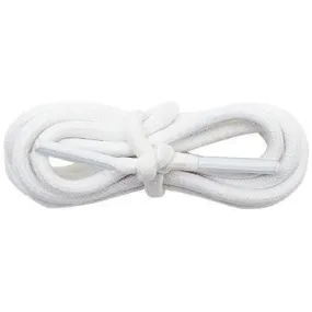 Wholesale Waxed Cotton Round 3/16" - White (12 Pair Pack) Shoelaces