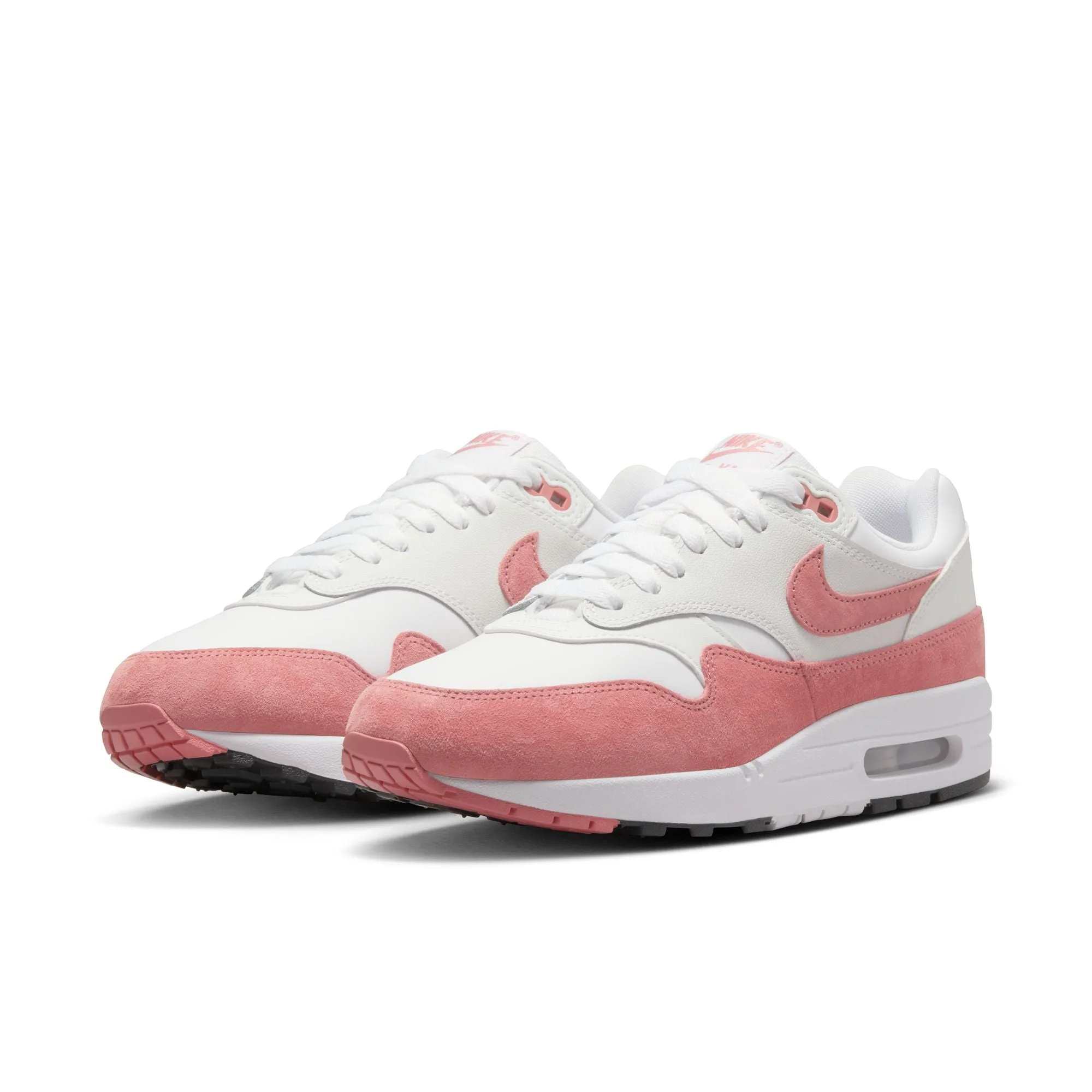 WMNS Nike Air Max 1 '87 (White/Canyon Pink/Summit White/Black)