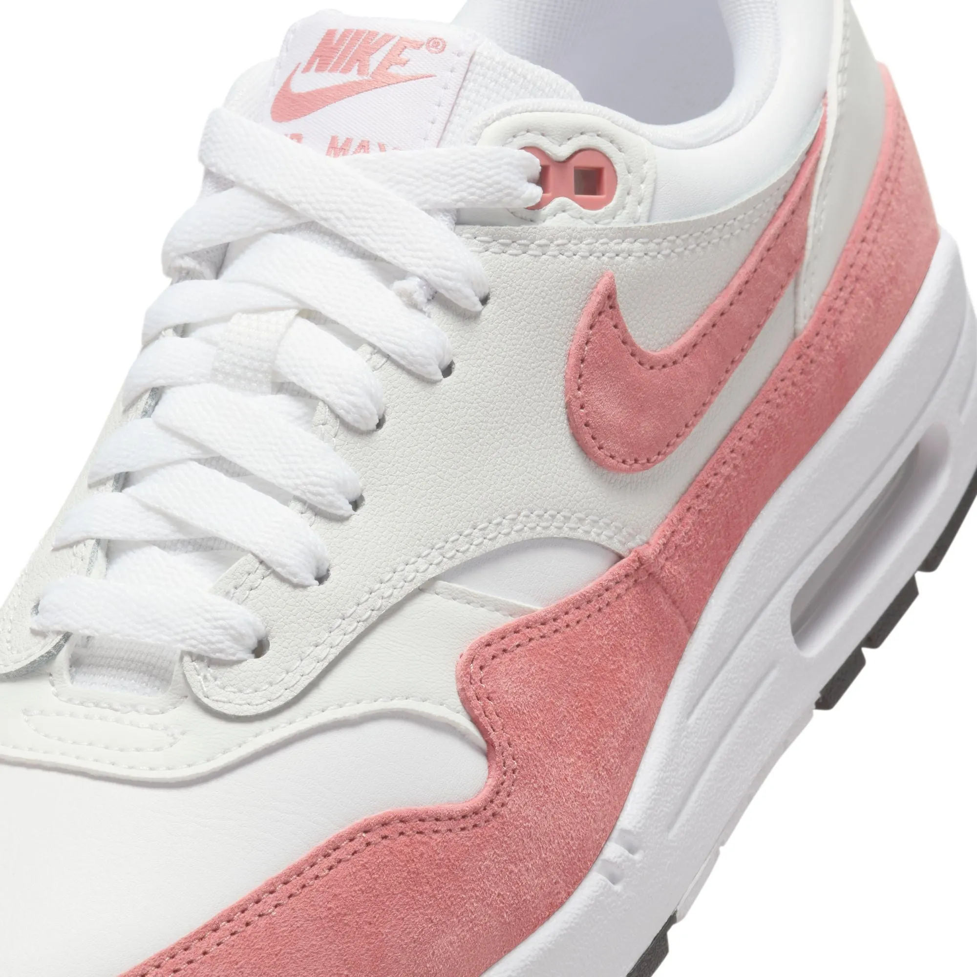 WMNS Nike Air Max 1 '87 (White/Canyon Pink/Summit White/Black)