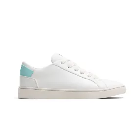 Women's Lace Up | White-Aqua