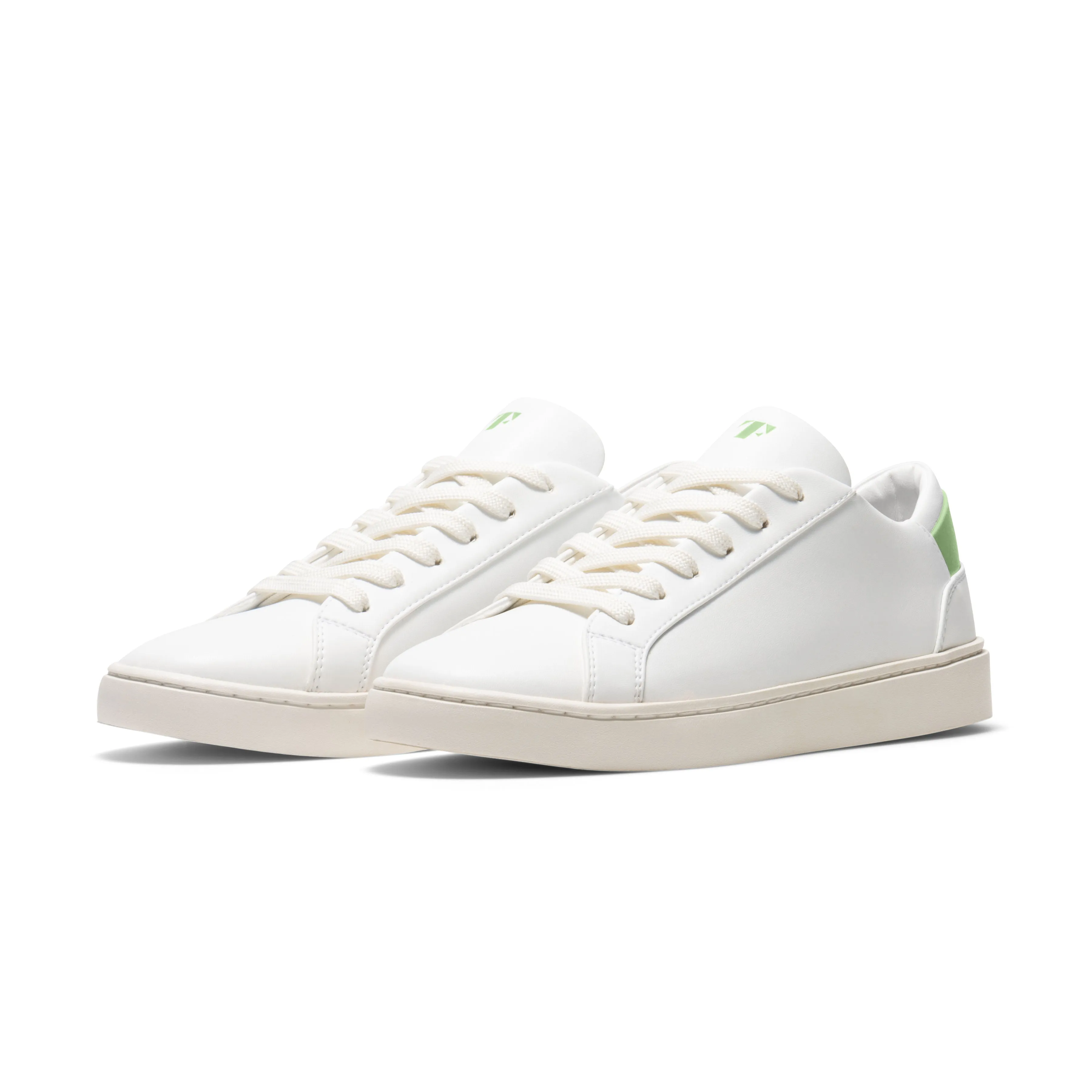 Women's Lace Up | White-Green