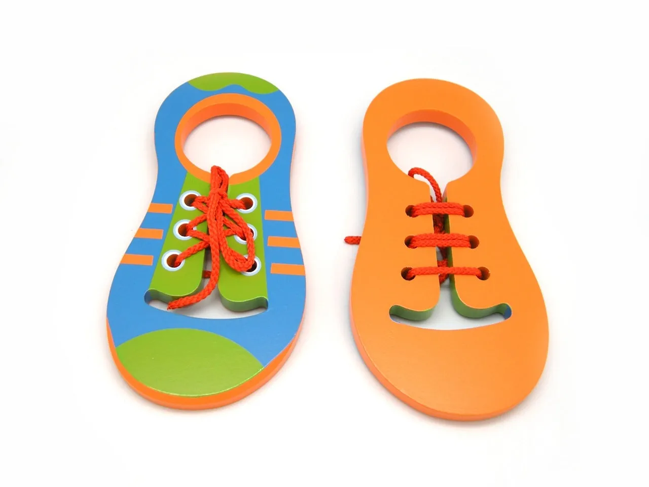 Wooden Learn To Tie Shoe